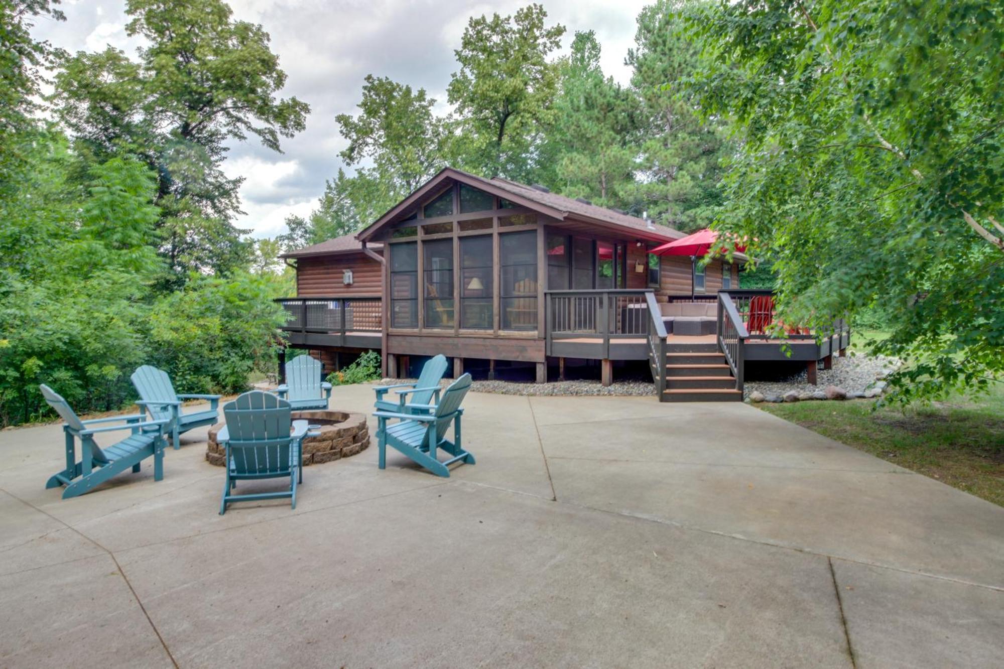 Beautiful Breezy Point Home With Beach And Dock! Pequot Lakes Екстер'єр фото