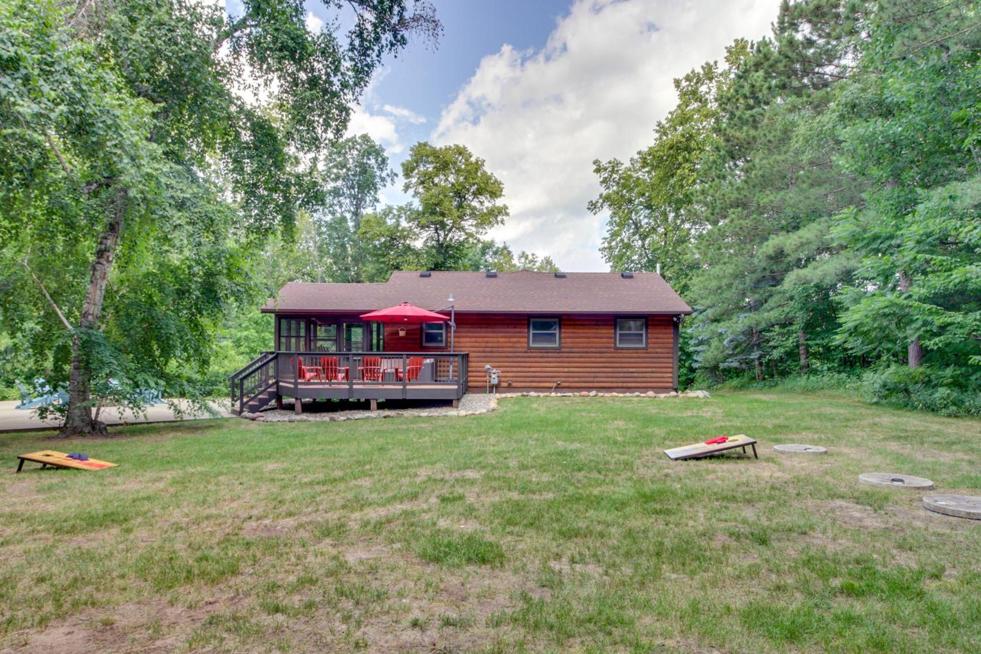 Beautiful Breezy Point Home With Beach And Dock! Pequot Lakes Екстер'єр фото